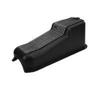 Luocute Caschi di Olio in Alluminio, Polvere Nera Alette 4 Litri Rivestita per 2 Pezzi Main Posteriore 283 302 305 327 350 1958-1979