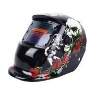 Luocute Casco per Saldatura con Oscuramento Automatico, Alimentato Ad Energia Solare con Ampia Visuale, Ampia Gamma di Ombre 4 9 13, 2 Sensori Ad, sensibilità di Ritardo Rego