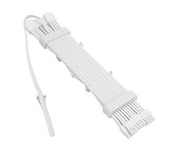 Luocute Cavo PSU LED ARGB, Striscia Luminosa Flessibile in Silicone per Schede Grafiche 3x8 Pin, Effetto Luce Meteora, per Controller AG DRGB16 SignalRGB (GPU38 Bianco)