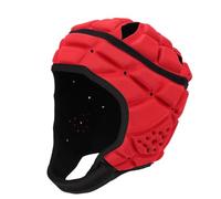 Luocute Celmetto di Soft Giovanile per Calcio di Rugby di Calcio, con Eva Sponge, per la Protezione della Testa per Bambini Adulti, Copricapo di Rugby, Design Ventilato, Cinturino (S)