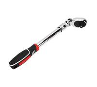 Luocute Chiave a Cricchetto 1/2 Pollice 72T, Impugnatura Espandibile Chiave CW CCW Regolabile a 180°, Adatta per Spazi Ristretti