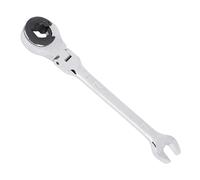 Luocute Chiave a Forchetta 13 Mm, Chiave a Cricchetto Flessibile Regolabile a 180° con 72 Denti, per Tubi di Carburante, Freni, Aria Condizionata e dadi.