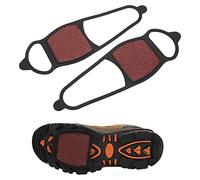 Luocute Ciaspole Invernali Antiscivolo per Ghiaccio, Sabbia Grossa, Ramponi con Tacchetti in Gomma Copriscarpe con Design Antiscivolo, per la Pesca Sul Ghiaccio Camminando Correndo