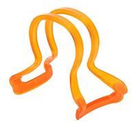 Luocute Collimatore per di Violino, Strumento Didattico per Correttore di rettilineità 1/4 1/8 1/10 con Piedini di Presa in Silicone Importati, per Studenti Principianti Giocatore Esperto (ORANGE)