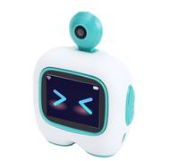 Luocute Compagno Robot AI con Fotocamera da 2 MP per il Gioco Interattivo | Display da 2 Pollici, Guscio in Morbido Silicone, Chat Vocale, Oltre 40 Timbri Vocali, connettività WiFi, Supporto per