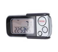 Luocute Contapassi 3D, Contapassi Accurato con Ampio Schermo LCD e Memoria di 30 Giorni, 2,95x1,26x0,39 Pollici per il Monitoraggio del Fitness Camminando con Morsetto e Cordino