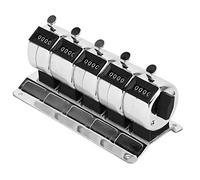 Luocute Contatore Meccanico, Clicker Tally a 4 Cifre in Acciaio Inossidabile con Anello in Metallo, per Contare Le Persone al Terminal Dell'aeroporto Contando Le Statistiche di