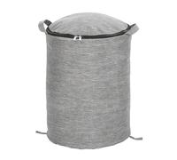 Luocute Contenitore per Giocattoli con Tappetino da Gioco Rimovibile, Organizer Pieghevole di Grande capacità da 13,4 X 16,5 Pollici per Mattoncini da Costruzione e Animali di Peluche, (GREY)