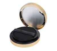 Luocute Contenitore Vuoto per Cipria con Cuscinetto Aria, Makeup con Puff | Coperchio a specchio per gli spostamenti, ideale per il fai te, custodia flip top sigillata, flusso della polvere