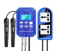 Luocute Controller WiFi PH ORP, Misuratore Digitale Intelligente di PH ORP 2 in 1 con Monitoraggio in Tempo Reale App Mobile Display LCD Retroilluminato per Test della qualità (Spina europea 230V)