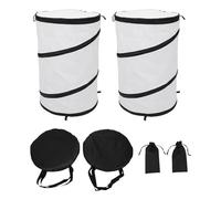 Luocute Copertura per Piante Antigelo Invernale Pop-up, Confezione da 2 20 X 12 Pollici Pieghevole Protezione per Piante con Picchetti da Terra e Borsa per il Trasporto, per Fiori di