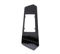 Luocute Cornice Porta Posteriore per C8 2020-2026, Nero | ABS Lega di Alluminio Copertura Inserti di Ventilazione, Montaggio con Bulloni Senza Foratura, Resistente Ai Graffi,