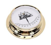 Luocute Costruzione in Ottone a Pendolo a Forma di Orologio Clinometro | Diametro Quadrante 125 Mm, per Yacht Portarinfuse e di Ingegneria per il Monitoraggio Dell'angolo di Rollio della Barca