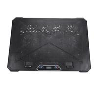 Luocute Cuscinetto di Raffreddamento per Laptop, 5 velocità 8 Livelli Regolabile in Altezza 2 Porte USB 10 modalità Dinamiche Luci RGB Dispositivo di Raffreddamento per Laptop da 12 a (13 fan)
