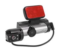 Luocute Dash Cam Anteriore e Posteriore, Registratore di Guida per Auto HD 1080P da 3,16 Pollici con Lente Interna Ruotabile a 360° Visione Notturna Registrazione in Loop Modalità