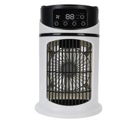 Luocute Desk Mini Air Conditioner Van, 4 in 1 Design, 7 Colori Night Light, Low Noise, 6 Gears Velocità del 300 Ml di Grande capacità Air Air Revelge più Umidificatore per Casa
