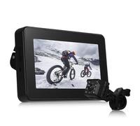 Luocute di Telecamera per Retromarcia per Bici, Display HD 1080P da 4,3 Pollici con Visione Grandangolare di 110° e Visione Notturna, Schermo Resistente All'acqua, Compatibile con