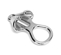 Luocute Dispositivo di Ormeggio per Corda di Bloccaggio per Catena di Ancoraggio per Barche, Hardware in Acciaio Inossidabile 316 per Catena da 6-8 Mm 0,24-0,31 Pollici