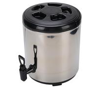 Luocute Distributore di Bevande Isolato 6L, Acciaio Inossidabile 304 | Distributore Portatile di Bevande Calde e Fredde, Server per Bevande Termiche con Maniglia, per Zuppa di Succhi di tè Al