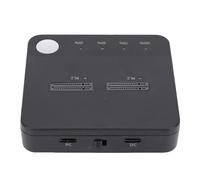 Luocute Duplicatore SSD M.2, Dock Station Dual Bay NVMe SA TA Cloner con velocità di 20 Gbps per unità PCIe 4x4, compatibilità Universale per Sistemi