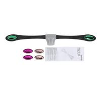 Luocute Esercitatore per il Viso, Dispositivo per Allenamento con Vibrazioni con 3 Pesi di Bilanciamento per Rassodare la Pelle e Antirughe, Riduttore per Doppio Mento, Tonico per Donne (BLACK)