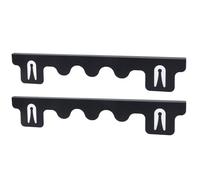 Luocute Filler di Gap per Capoccarini da 2 Pcs, Coperture per il Contatore della Stufa in Acciaio Inossidabile di Lunghezza Inossidabile per Riempire Lacune in, Nero