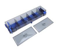 Luocute Filtro Sospensione Dell'acquario Sospeso per Un Serbatoio di Pesce da 130 Litri, Design a Doppia Cascata, Filtrazione Multi -Stadio, Ottima per Le Configurazioni di (Spina Europea 220V)