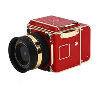 Luocute Fotocamera Digitale Vintage, Messa a Fuoco Automatica da 56 MP (rosso)