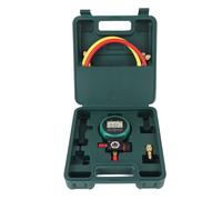Luocute Garzanti del Collettore Digitale HVAC, Calibri di Pressione 0-5MPA Sensore Alto Tester HVAC con Tubo e Adattatore, Misuratore di Condizionamento Dell'aria