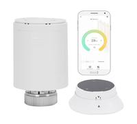 Luocute Gem TRV, Termostato Rimovibile con Touch Screen LED e Sensore Remoto, Supporta il Controllo di Gruppo per 8 Termostati, con Tecnologia Wireless RF, per Grandi Spazi (SEA889-WIFI(TY))