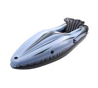 Luocute Gonfiabile Kayak 1 PVC Portatile Set Canoa | Scafo ispessito, design pieghevole, pavimento rigido in piedi, borsa per pagaia con pompa, protezione UV