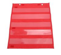 Luocute Grafico Tascabile Magnetico, Grafico Tascabile Trasparente su Entrambi i Lati con Supporto Magnetico per Vocabolario, Parole in Rima, Esercizi di Matematica, attività in Classe (rosso)