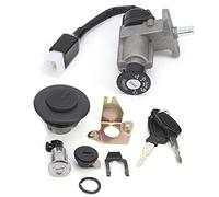 Luocute Gruppo Interruttore di Avviamento 4 Fili Chiave Interruttore di Accensione, Gruppo Interruttori di Accensione 4 Fili per Scooter a Gas 50 150 C C 139QMB GY6 Novità Cinese per