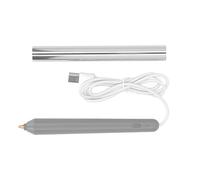 Luocute Imposta di Penne a Caldo Riscalcare un Caldo, Penna per Goffratura con Lamina a USB, Penna un Avviatore USB per un per Kit di Strumenti per Scrapbooking per la (SILVER)