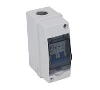 Luocute Interruttore di Disconnessione DC 40A, IP65 Waterproof, per | Transparent Cover Miniature Circuit Breaker, 1000V Solar Disconnect for PV Systems