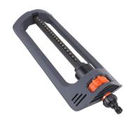 Luocute Irrigatore per Prato, 19 Ugelli Irrigatore Oscillante per Acqua da Giardino con Base Pesante e 4 modalità di Spruzzo, Copre Fino a 4000 Piedi Quadrati per Giardino