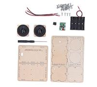 Luocute Kit Casse Bluetooth Fai Da Te, Stereo in Legno Composto, per | Educational Bluetooth Audio Model, with Wood Blocks for Kids 7-14
