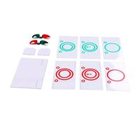 Luocute Kit di Allenamento per la Visione, Carte Variabile Rosso Verde con Supporto per Carte