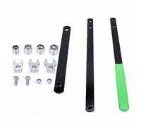 Luocute Kit di Attrezzi per Cinghia Serpentina, Set Professionale di 13 Pezzi in Acciaio Legato con Chiave Tendicinghia, 4 Bussole, 3 Chiavi a Forchetta e 2 Viti Esagonali per un Facile