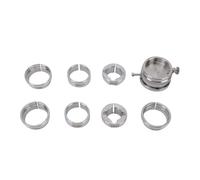 Luocute Kit di Fissaggio per Movimento Dell'orologio da 8 Pezzi, Base del Movimento Dell'orologio in Acciaio Inossidabile per 2824 2671 7750 2000 8500 3100 3135, con Strumenti di