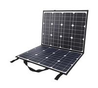 Luocute Kit di Pannelli Solari Portatili 200W 18V, Caricatore Solare Pieghevole per Caricatore di Rimorchi Campeggio per Campeggio per la Centrale Elettrico, Caricabatterie Pieghevole