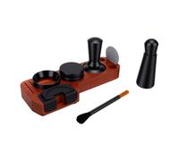 Luocute Kit Pressino per caffè da 51 Mm, Pressino per caffè da 30 Libbre Caricato a Molla con Distributore Ad Ago, Imbuto Dosatore, per Disco, Stazione di Pressatura per Portafiltro,