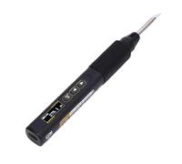 Luocute Kit Saldatore Cordless 75 W a Riscaldamento Rapido con Display OLED, Puntali per Multimetro Digitale, Batteria 800 MAh, Spegnimento Automatico, Temperatura Regolabile, Kit (BLACK)