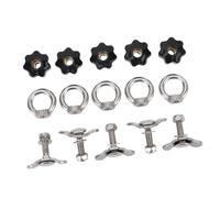 Luocute L Pista a Doppio Filo con Filo Filo Conduttore Kit Down Down -Down, M8 X 35 Mm in Acciaio Inossidabile per Rimorchio per Camion to Rimattilo di Controllo Cargo RV ATV, Cravatta