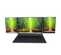 Luocute Laptop a Schermo Triplo, Primario da 16 Pollici e Doppio Display Secondario da 10,5 Pollici 1920x1200 FHD 120Hz WiFi 6 RJ45 16GB 2 TB con Core I7 CPU (Spina Europea)