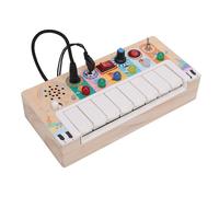 Luocute Lavagna Elettronica per Bambini, Lavagna Multifunzionale per Esercitarsi Al in Legno per L'educazione Precoce, con capacità di Coordinazione Occhio-mano Ed Esplorazione del