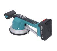 Luocute Livellatrice Elettrica per Piastrelle con Ventosa 145 Mm, Utensile Vibrante Senza Fili Regolabile a 10 velocità con Display LCD per L'installazione di Piastrelle su Pareti (Spina europea)