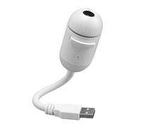 Luocute Luce Notturna con Proiettore Stellare con 3 Dischi | Collo di Cigno Alimentato Tramite USB, modalità Stella 2 in 1 e Luce LED Calda, luminosità Regolabile, Ideale per