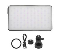 Luocute Luce Selfie, 108+21 Luce Video LED con Temperatura Colore 2500-9000K, 3000MAH Ricaricabile, CRI95+, Back Magnetico per la Registrazione, Streaming Live, Trucco, Matrimoni
