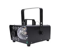 Luocute Macchina a Nebbia con Luce da Discoteca, Macchina da Fumo da 600 W Remote Control con Staffa Appesa Al Corpo in Metallo per Festival degli Effetti Teatrali (Plug 220-240 V.)